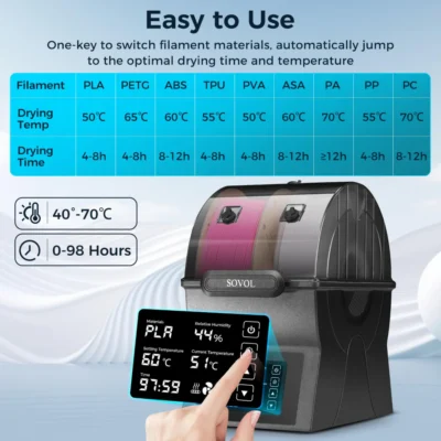 Sovol SH02 Filament Dryer - Image 4